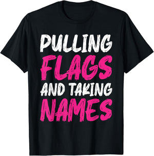 Flag Football Shirt and Girls T-Shirt - T-Shirt | Black