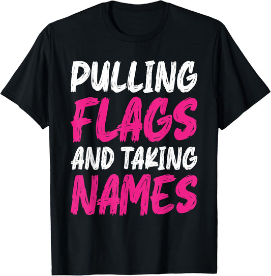 Flag Football Shirt and Girls T-Shirt - T-Shirt | Black
