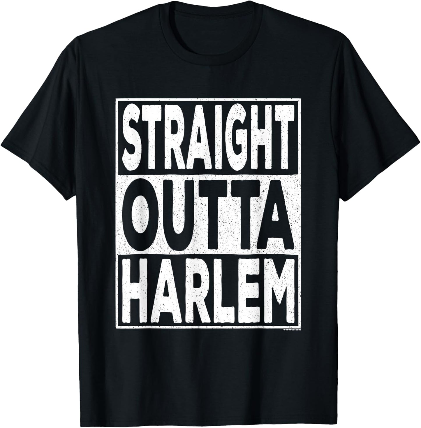 Straight Outta Harlem T-Shirt - T-Shirt | Black
