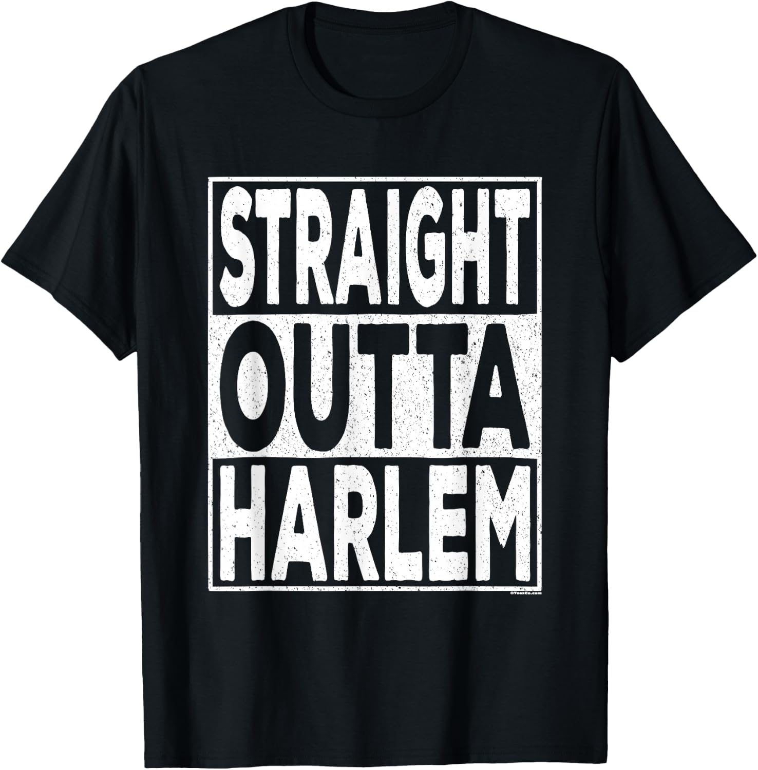 Straight Outta Harlem T-Shirt - T-Shirt | Black