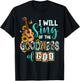 Christian Floral Guitar I Will Sing Of The Goodness Of God T-Shirt - T-Shirt | Black