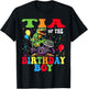 Tia Of The Birthday Boy Dinosaur Monster Truck T-Shirt - T-Shirt | Black