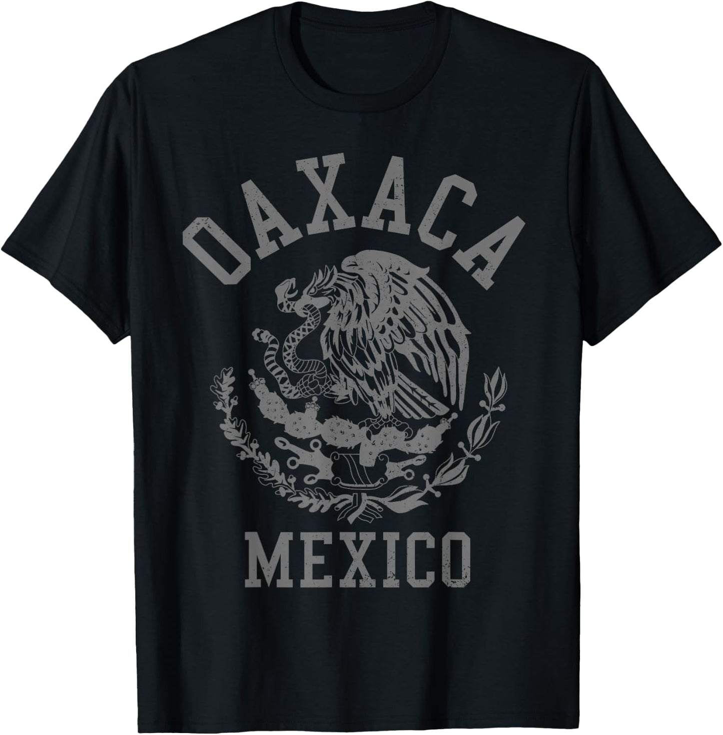 Oaxaca Mexico Pride Mexican Flag Vintage T-Shirt - T-Shirt | Black