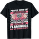Volleyball Beach - Vball Volleyball Flamingo T-Shirt - T-Shirt | Black