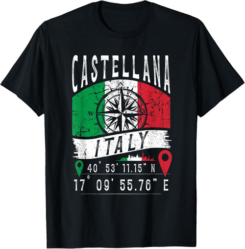 Castellana Italy Flag Italia GPS Coordinates Of Castellana