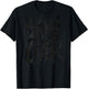 Hip Hop Vintage Hipster Edgy Urban Y2K Back Print Streetwear T-Shirt - T-Shirt | Black