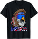 Eagle Mullet Sunglasses Merica 4th Of July USA American Flag Women Kids Men T-Shirt - T-Shirt | Black