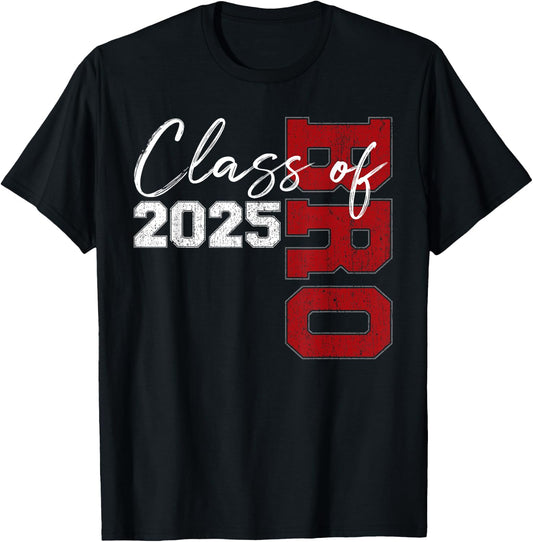 Brother Senior 2025 Proud of a Class of 2025 Graduate T-Shirt - T-Shirt | Black