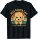 Best Poodle Dad Ever Retro Poodle Dad Fathers Day T-Shirt - T-Shirt | Black