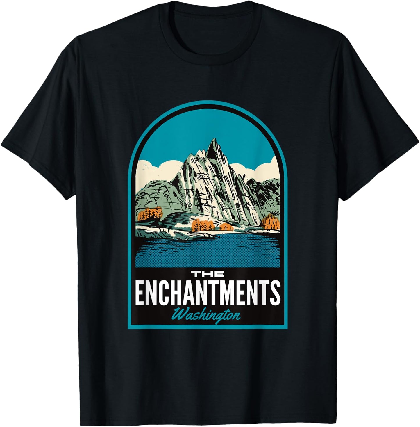 The Enchantments Washington T-Shirt - T-Shirt | Black