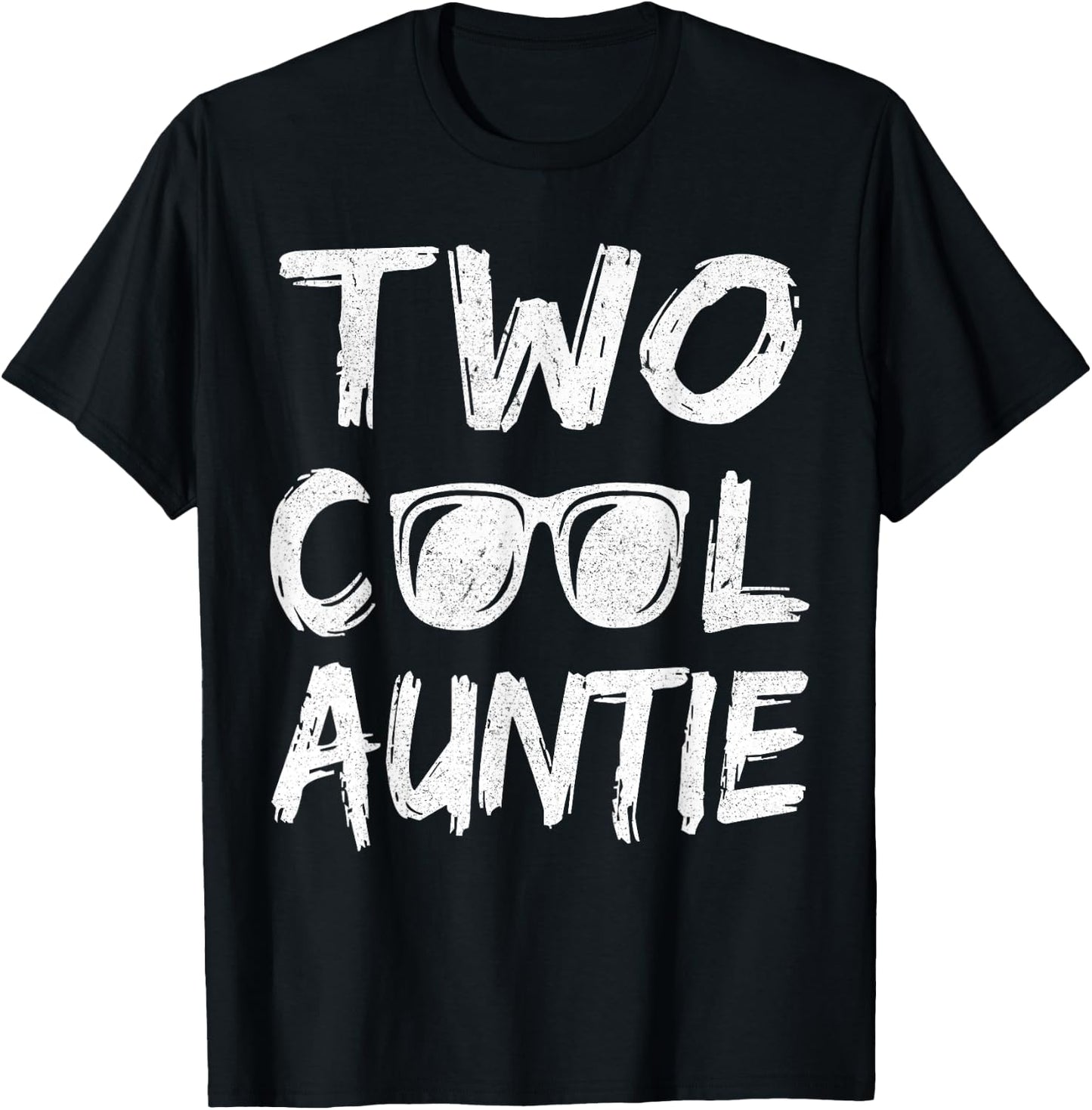 Auntie Of The Birthday Boy Two Cool 2nd Bday Family Matching T-Shirt - T-Shirt | Black