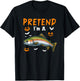 Pretend I'm A Trout Fish Halloween Costume Fishing Lover T-Shirt - T-Shirt | Black