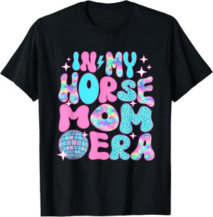 Disco In My Horse Mom Era T-Shirt - T-Shirt | Black