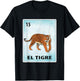El Tigre Mexican Tiger Cards T-Shirt - T-Shirt | Black