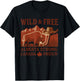 Wild And Free Alberta Strong Canada Day Pride T-Shirt - T-Shirt | Black