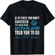Mcfarland Name - Try What Mcfarland Told You To Do T-Shirt - T-Shirt | Black