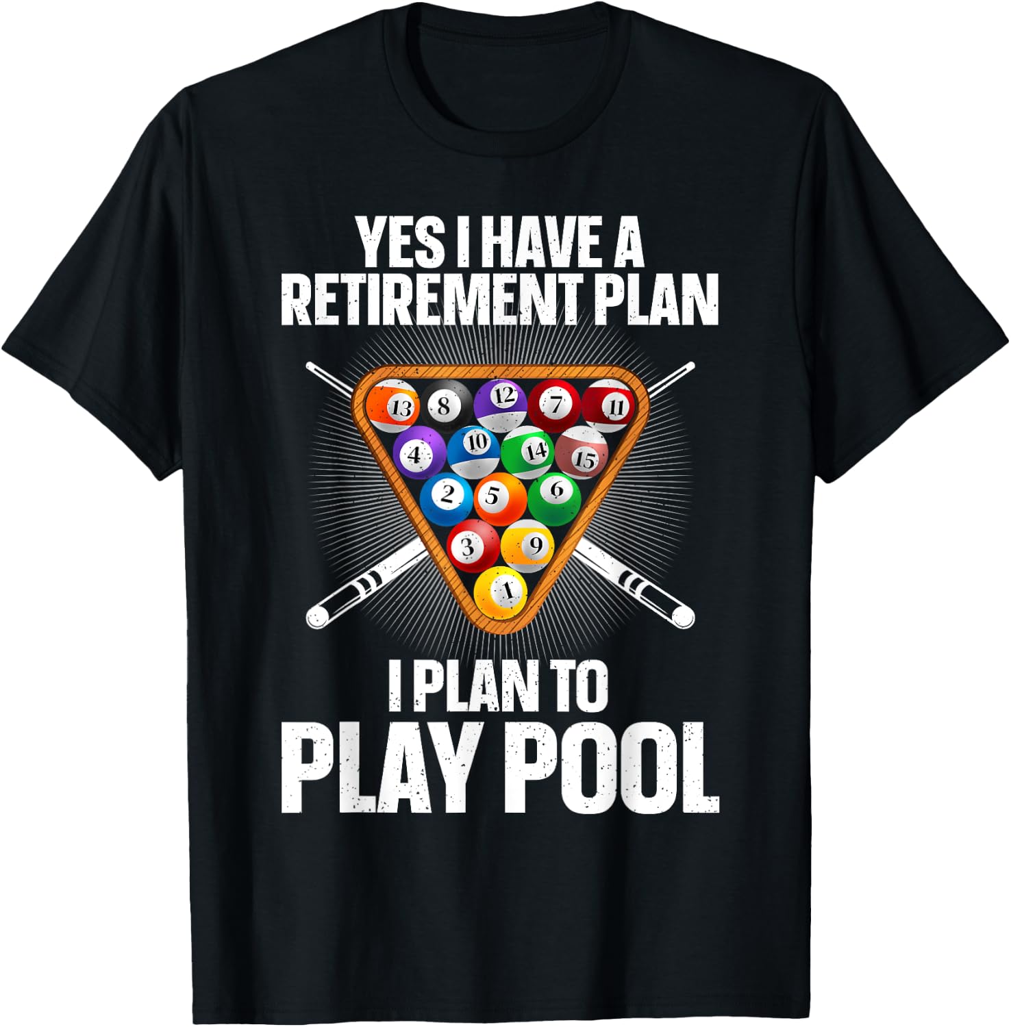 Cool Pool Design Women Billiards Lover Pool Player T-Shirt - T-Shirt | Black