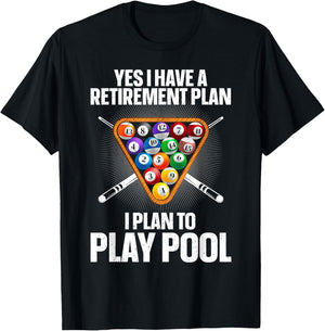 Cool Pool Design Women Billiards Lover Pool Player T-Shirt - T-Shirt | Black