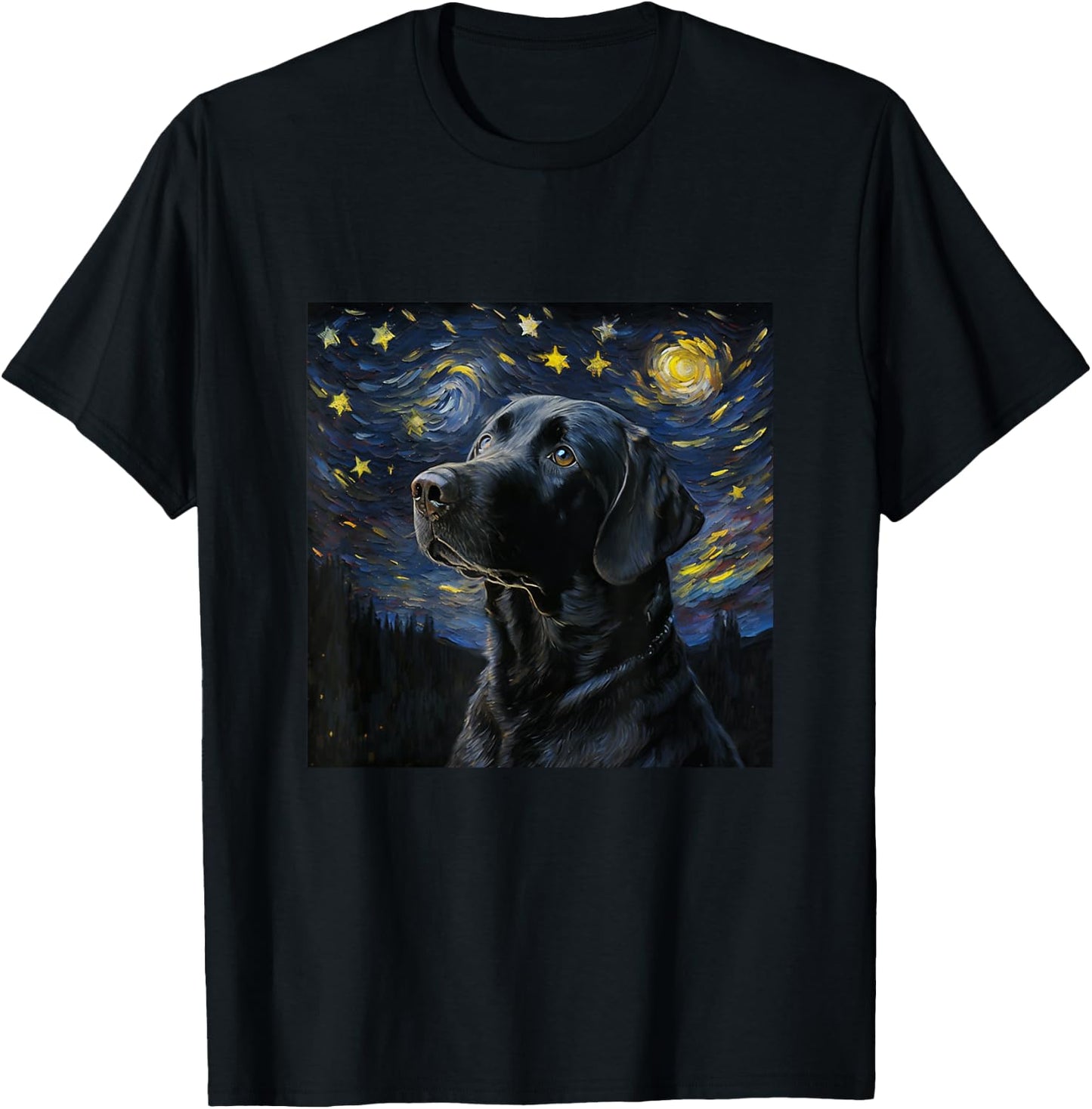 Cute Black Lab Black Labrador Retriever Puppy Dog Mom Animal T-Shirt - T-Shirt | Black
