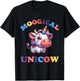 Moogical Unicow Funny Shirts Dairy Farmer Cattle Rancher T-Shirt - T-Shirt | Black