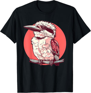 Kookaburra 80s Retro T-Shirt - T-Shirt | Black