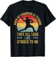 When My Grandson Is Pitching They All Look Like Strikes T-Shirt - T-Shirt | Black
