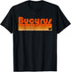 Bucyrus Ohio Retro 80s Style T-Shirt - T-Shirt | Black