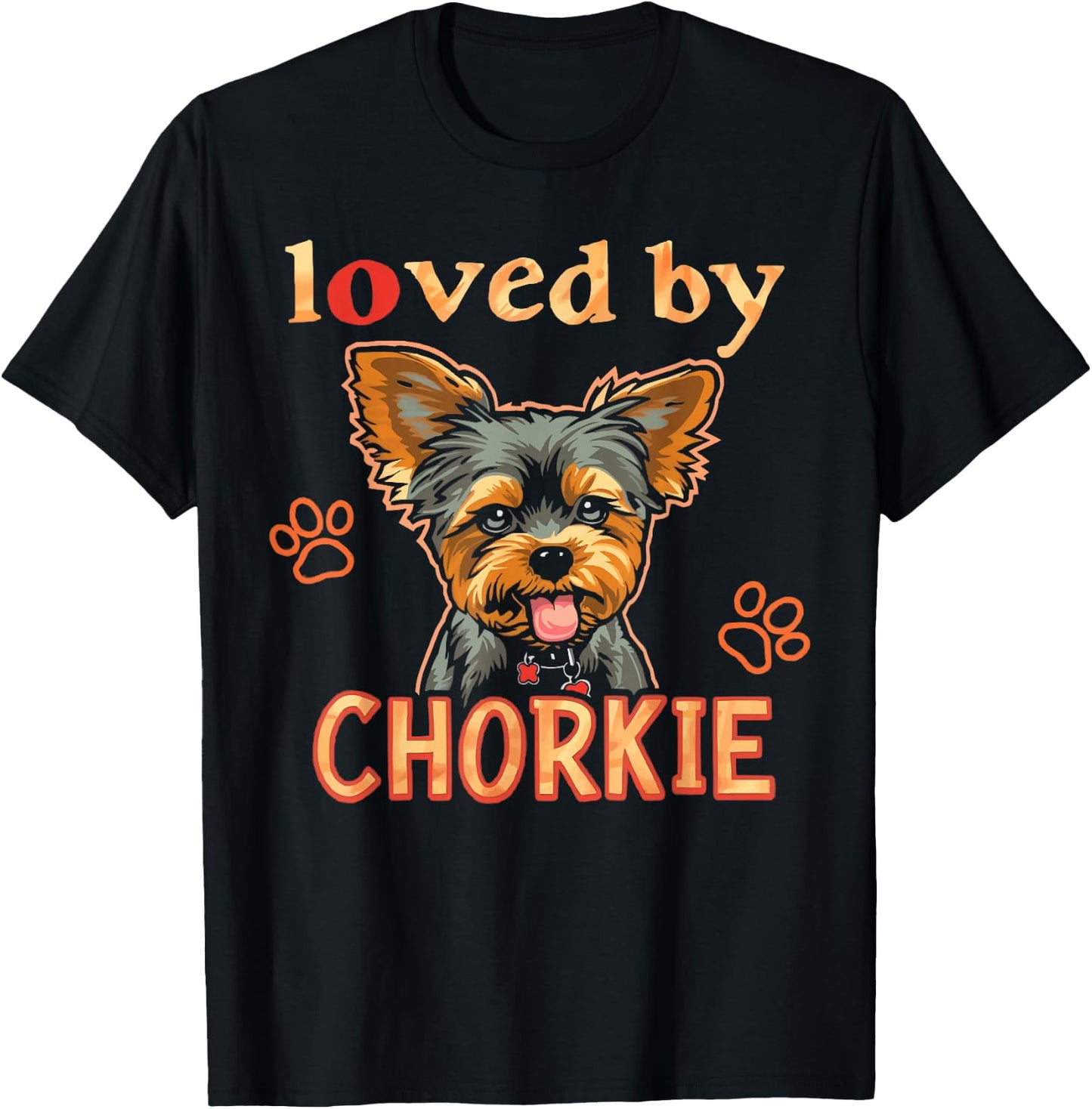 Chorkie Owner Dog Lover Puppy Chihuahua Yorkshire Terrier Men Women T-Shirt - T-Shirt | Black