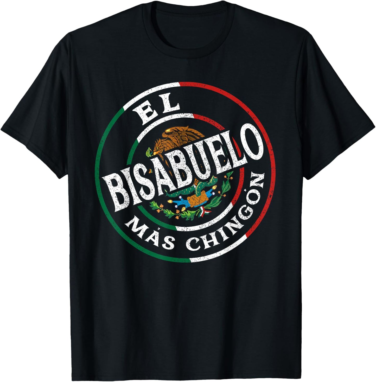 El Papa Mas Chingon - Funny best Mexican Dad Gifts Bisabuelo T-Shirt - T-Shirt | Black