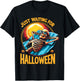 Just Waiting For Halloween Summerween Skeleton Beach T-Shirt - T-Shirt | Black