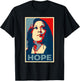Vintage HOPE We're With Her Kamala Harris 2024 Obama Poster T-Shirt - T-Shirt | Black