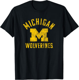 University of Michigan Wolverines U of M Large T-Shirt - T-Shirt | Black