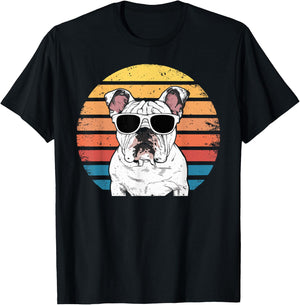 Vintage English Bulldog T-Shirt - T-Shirt | Black