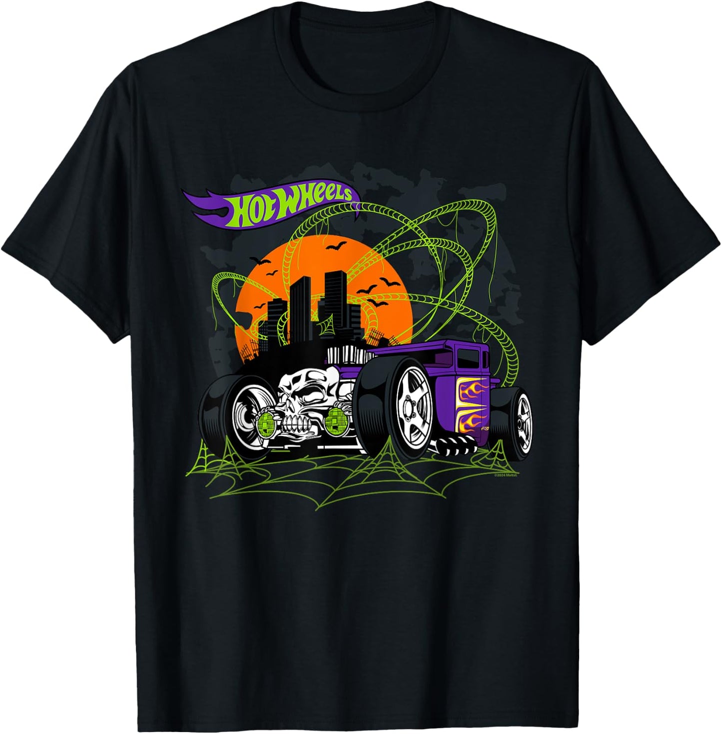 Hot Wheels - Halloween Bone Shaker T-Shirt - T-Shirt | Black