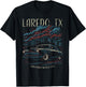Laredo TX USA Classic Car Industrial Muscle Design T-Shirt - T-Shirt | Black