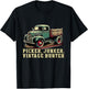 Antique Collector Antique Lover Picker Junker Vintage Hunter T-Shirt - T-Shirt | Black