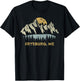 Fryeburg Maine Mountain Sunset Sunrise ME T-Shirt - T-Shirt | Black
