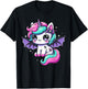 Pastel Goth Unicorn Kawaii Creepy Cute Aesthetic Art T-Shirt - T-Shirt | Black