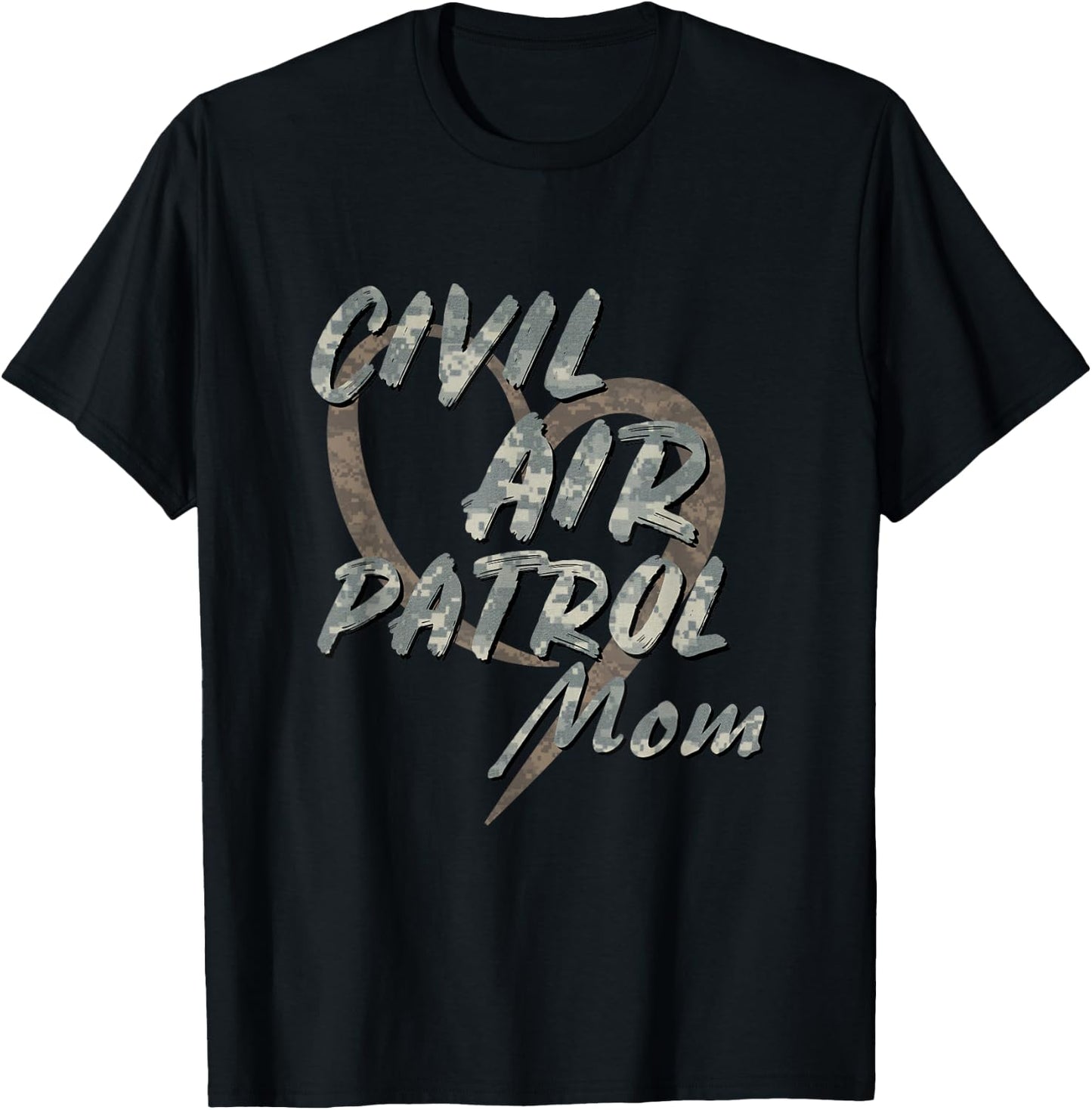 Civil Air Patrol Mom Shirt for Proud CAP Cadet Mothers T-Shirt - T-Shirt | Black