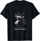Palestinian Gaza.Design with Palestine Last Freedom Dance T-Shirt - T-Shirt | Black