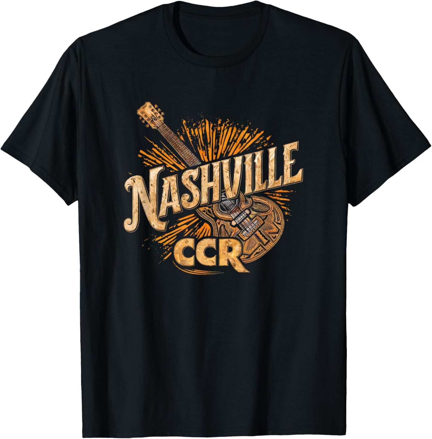 Nashville Country Music Shirts Rock Band T-Shirt - T-Shirt | Black