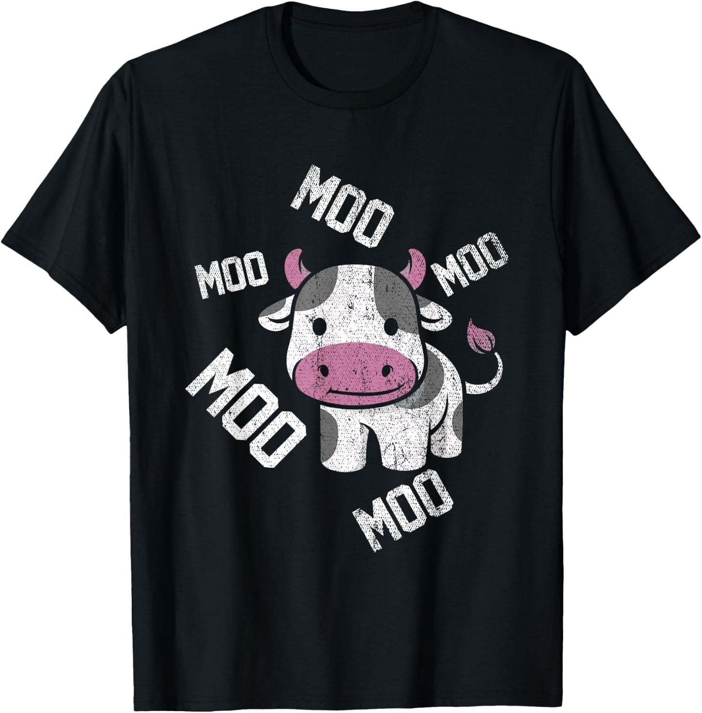 Moo Cow T-Shirt - T-Shirt | Black