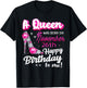 Queen Was Born On November 26th Happy Birthday To Me Nov 26 T-Shirt - T-Shirt | Black