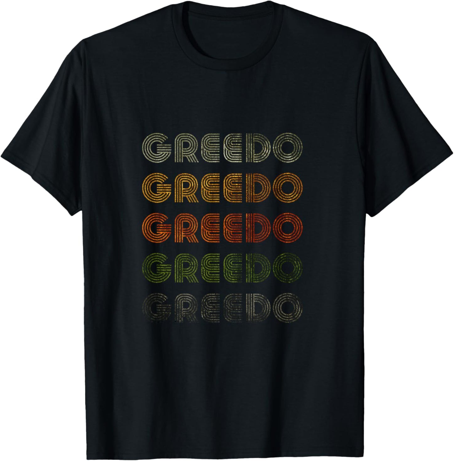 Love Heart Greedo Grunge Vintage Style Black Greedo T-Shirt - T-Shirt | Black