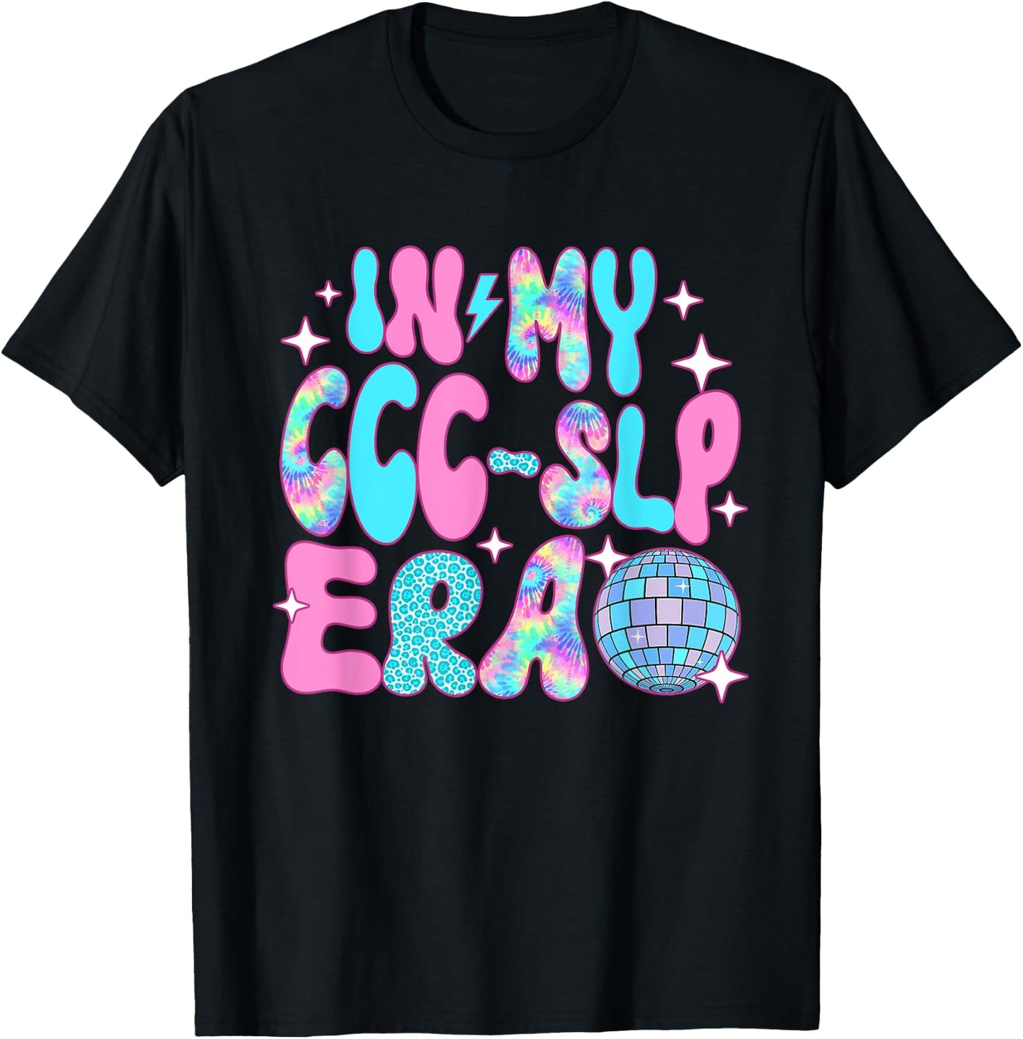 Disco In My CCC-SLP Era T-Shirt - T-Shirt | Black