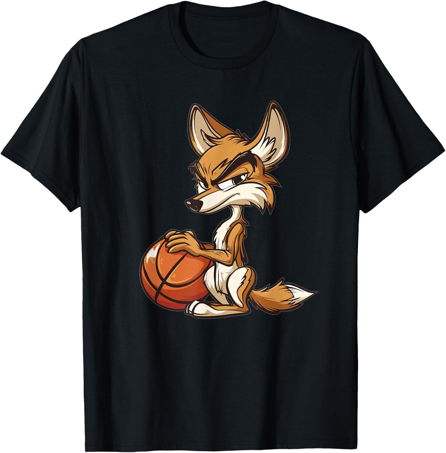 Kids Basketball Coyote T-Shirt - T-Shirt | Black