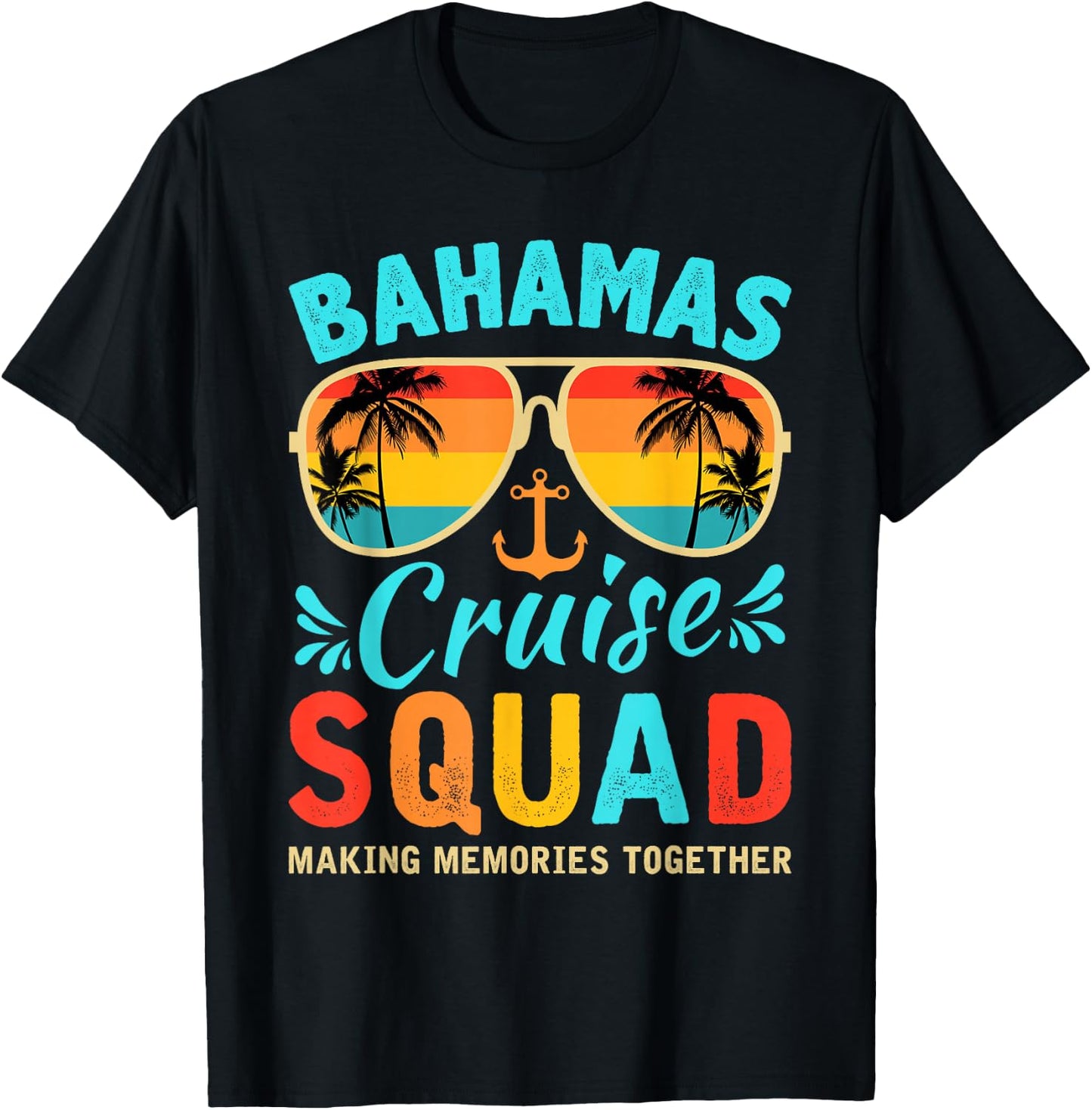 Bahamas Vacation 2026 Squad Family Friends Matching Group T-Shirt - T-Shirt | Black