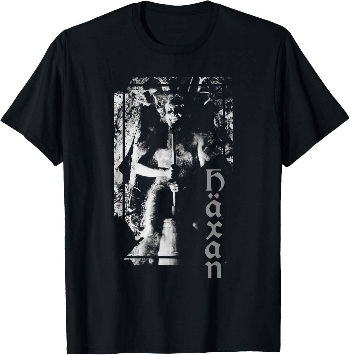 Häxan (1922) Witchcraft through the Ages Devil Satan Sabbath T-Shirt - T-Shirt | Black