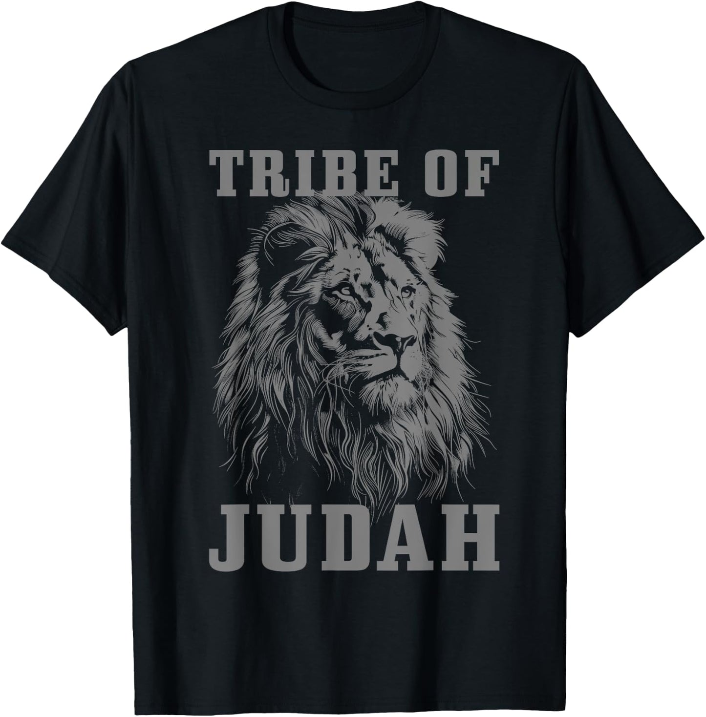 Lion Of Judah Tribe Hebrew Israelite Christian Jewish YHWH T-Shirt - T-Shirt | Black
