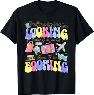 Travel Advisor Gift Travel Agent Travel Booking T-Shirt - T-Shirt | Black